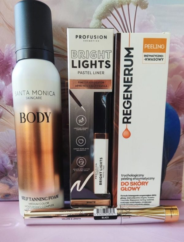 Recenzja MAX FACTOR Tusz do Rzęs MASTERPIECE 2W1 LASH WOW, SANTA MONICA Pianka samoopalajaca BODY MEDIUM, PROFUSION Eyeliner, REGENERUM trychologiczny peeling enzymatyczny do skóry głowy