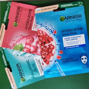 Recenzja Maseczek w Płachcie Garnier Skin Naturals