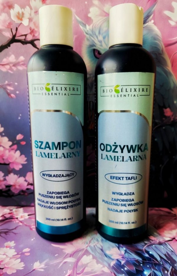 BIOÉLIXIRE – Zestaw: Szampon i Odżywka Lamelarna (15,00 zł/300 ml)