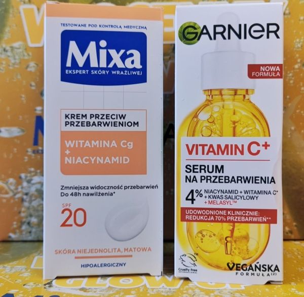 Box Pure Beauty WIOSENNY GLOW UP z kosmetykami Garnier i Mixa.