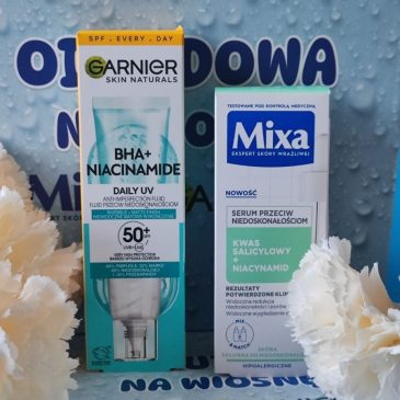 Serum Mixa z kwasem salicylowym i niacynamidem na niedoskonałości