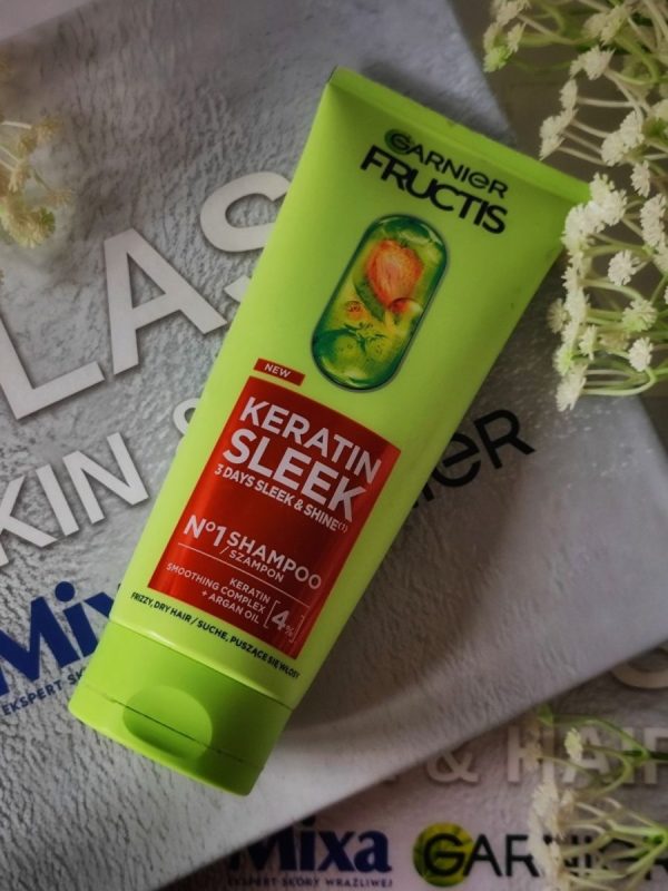 Garnier Fructis Keratin Sleek Szampon