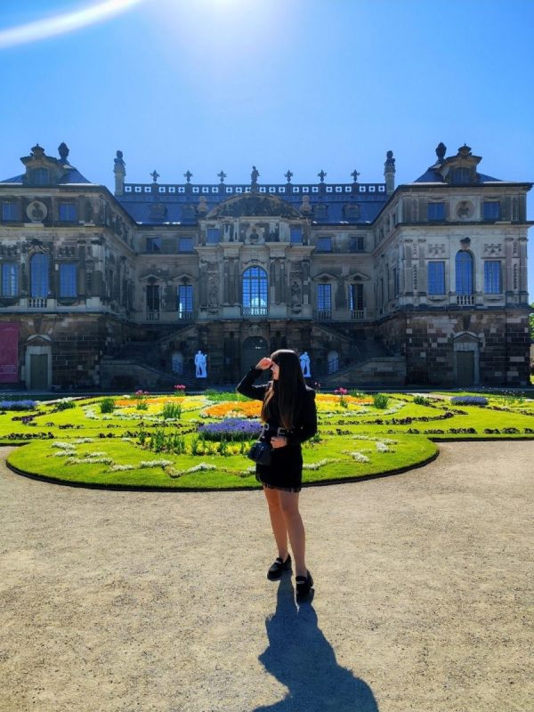 Pałac Großer Garten Drezno, barokowa architektura, zabytki Saksonii, letnia rezydencja