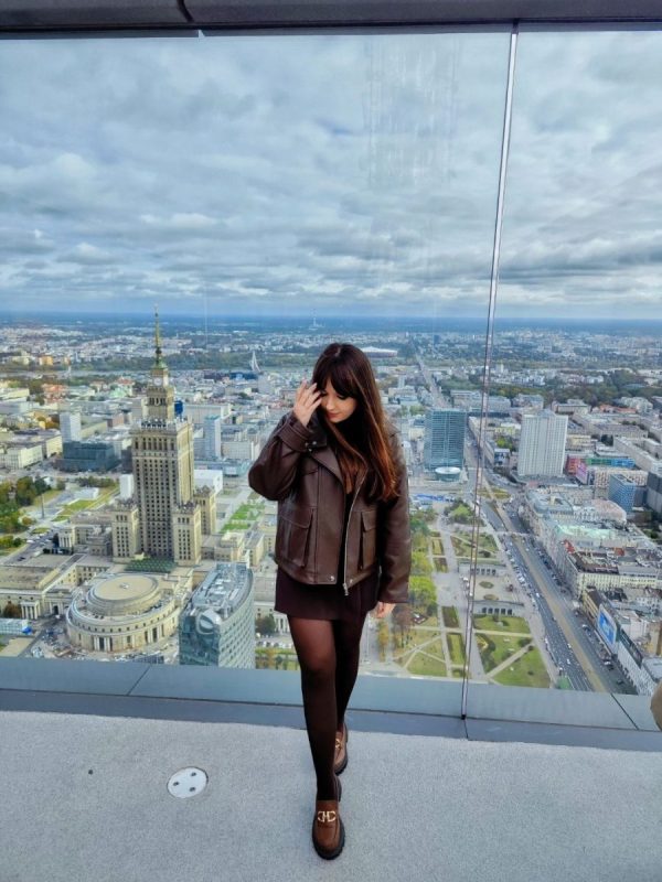 Zdjęcie panoramiczne 360° Warszawy z tarasu Highline Warsaw – atrakcje turystyczne w stolicy