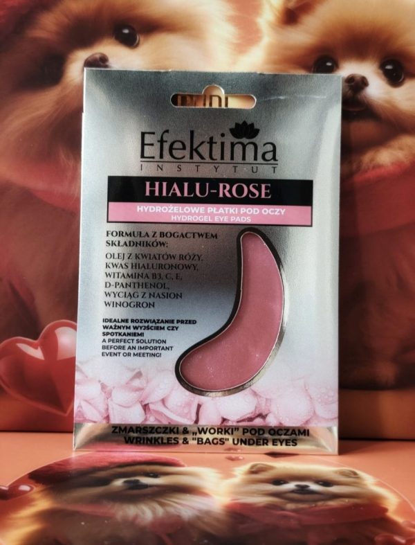 EFEKTIMA Hialu-Rose hydrożelowe płatki pod oczy