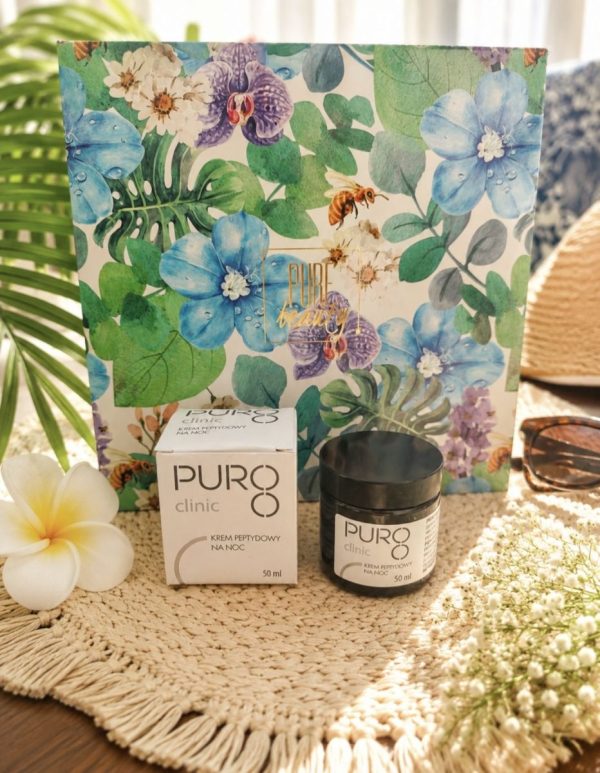 Konsystencja kremu peptydowego na noc PUROO Clinic 50 ml